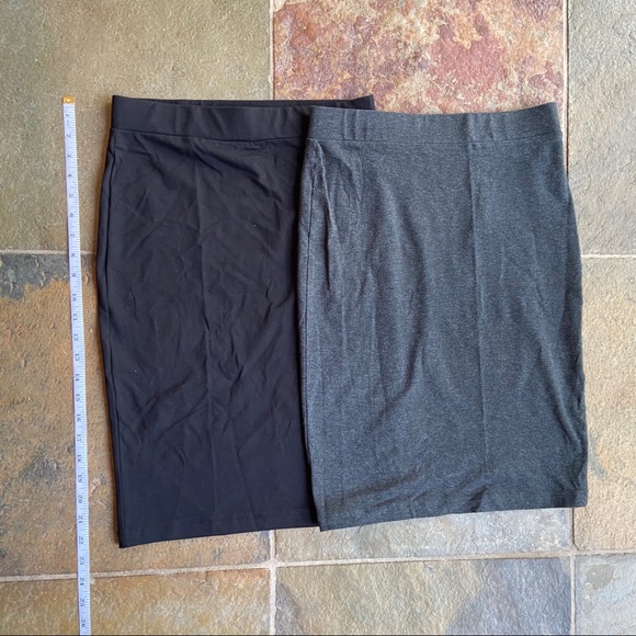 Forever 21 Dresses & Skirts - Set of 2 Pencil Skirts — Gray and Black NWOT